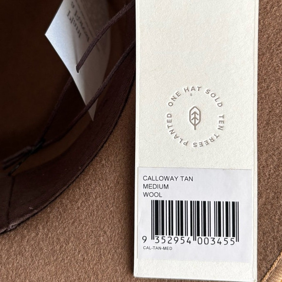 Will + Bear Calloway Tan Brown Widebrim Fedora - Picture 7 of 9